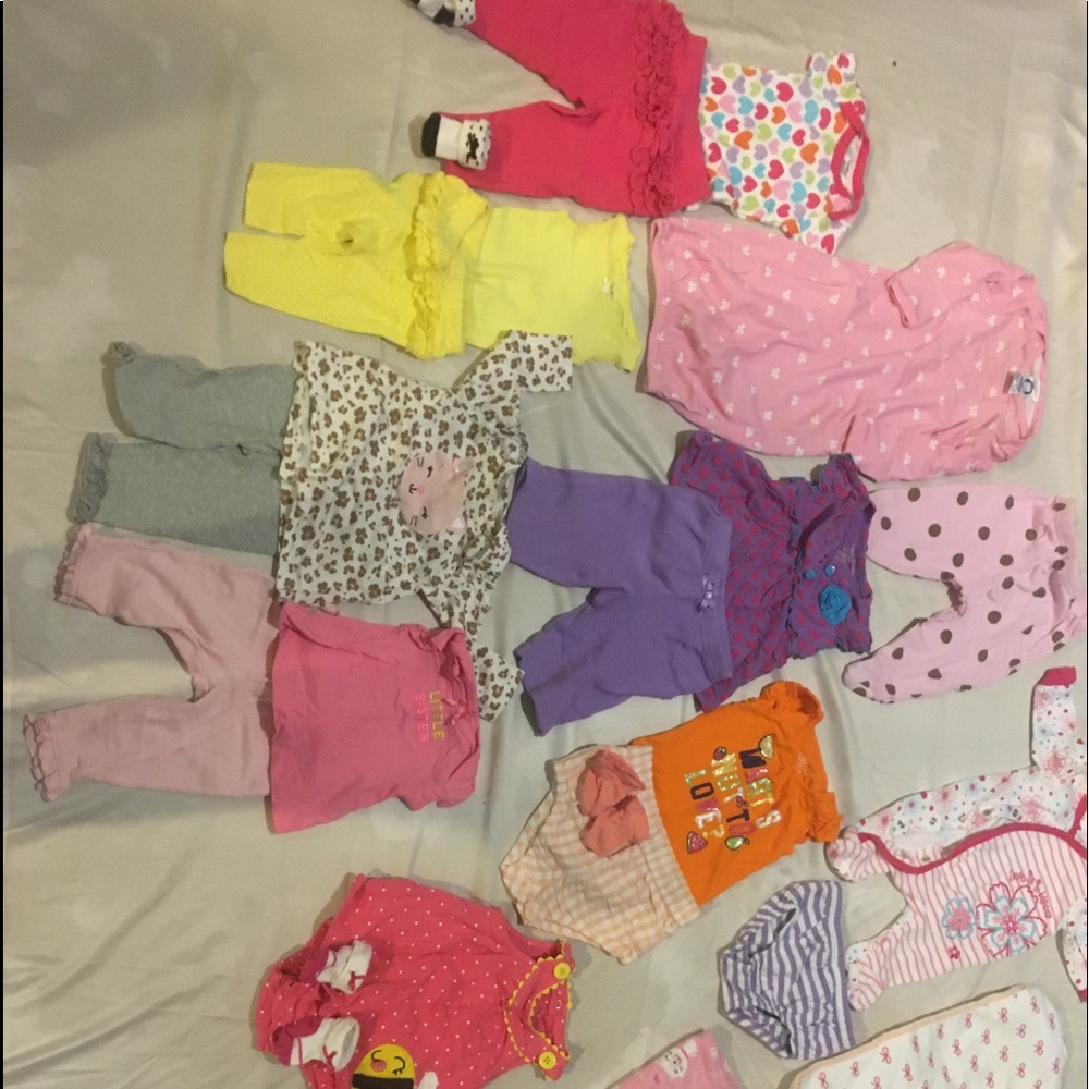 0-3 months baby girl clothes